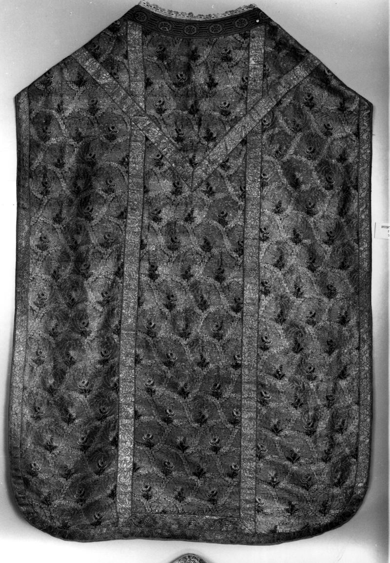 pianeta, elemento d'insieme - manifattura veneziana (seconda metà sec. XVIII)