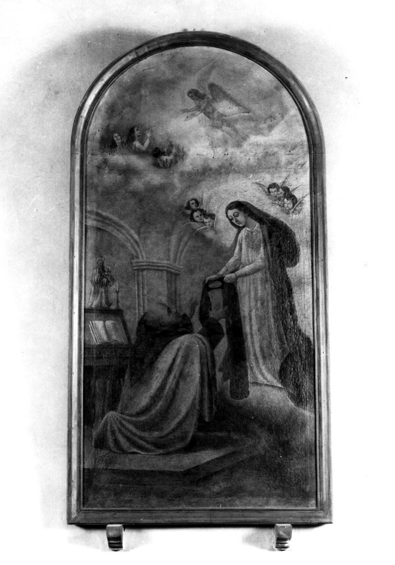 Madonna che dona lo scapolare a San Domenico (dipinto) - ambito veneto (sec. XVIII)