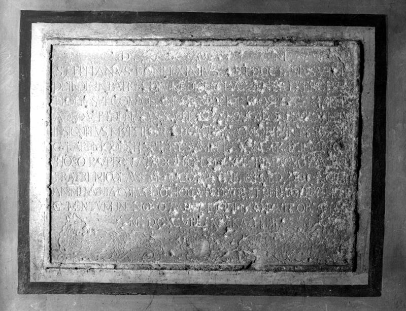 lapide - ambito veneto (sec. XVII)