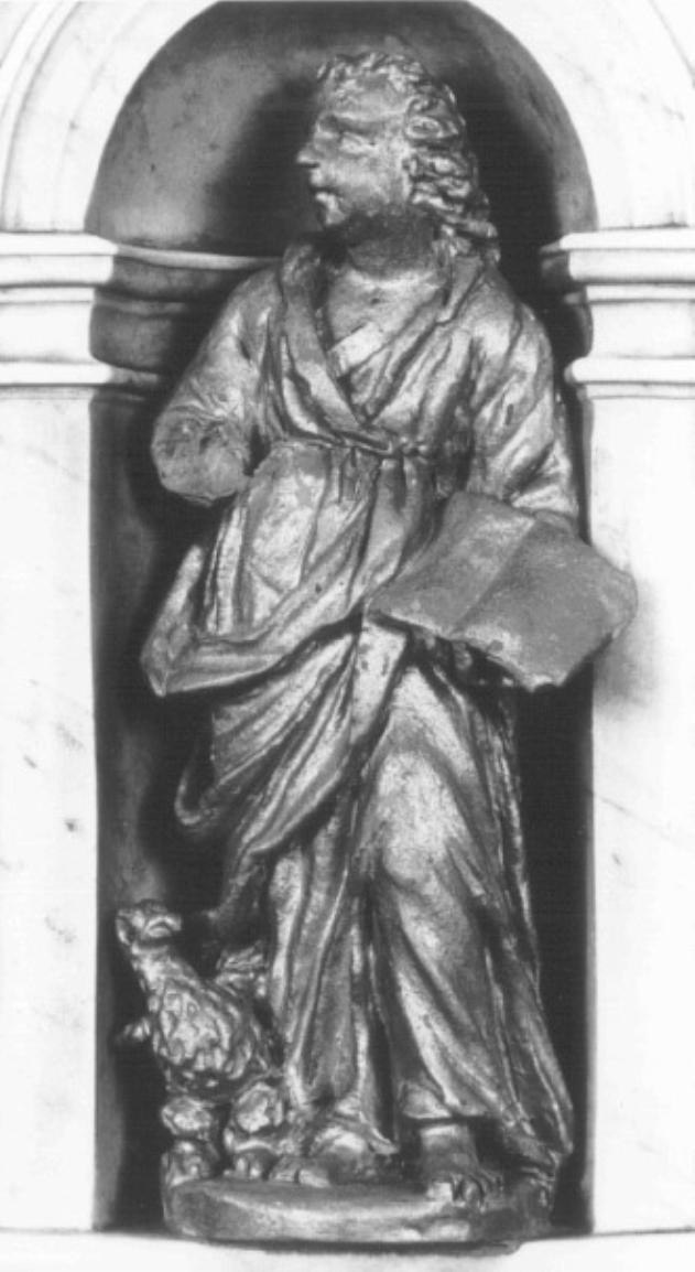 San Giovanni Evangelista (statua) di Danieletti Giovanni (sec. XVIII)