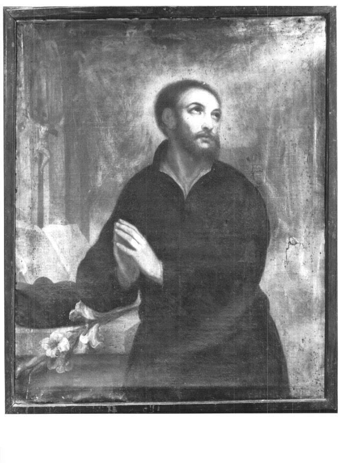 San Gaetano Thiene in preghiera (dipinto) - ambito veneto (prima metà sec. XVII)