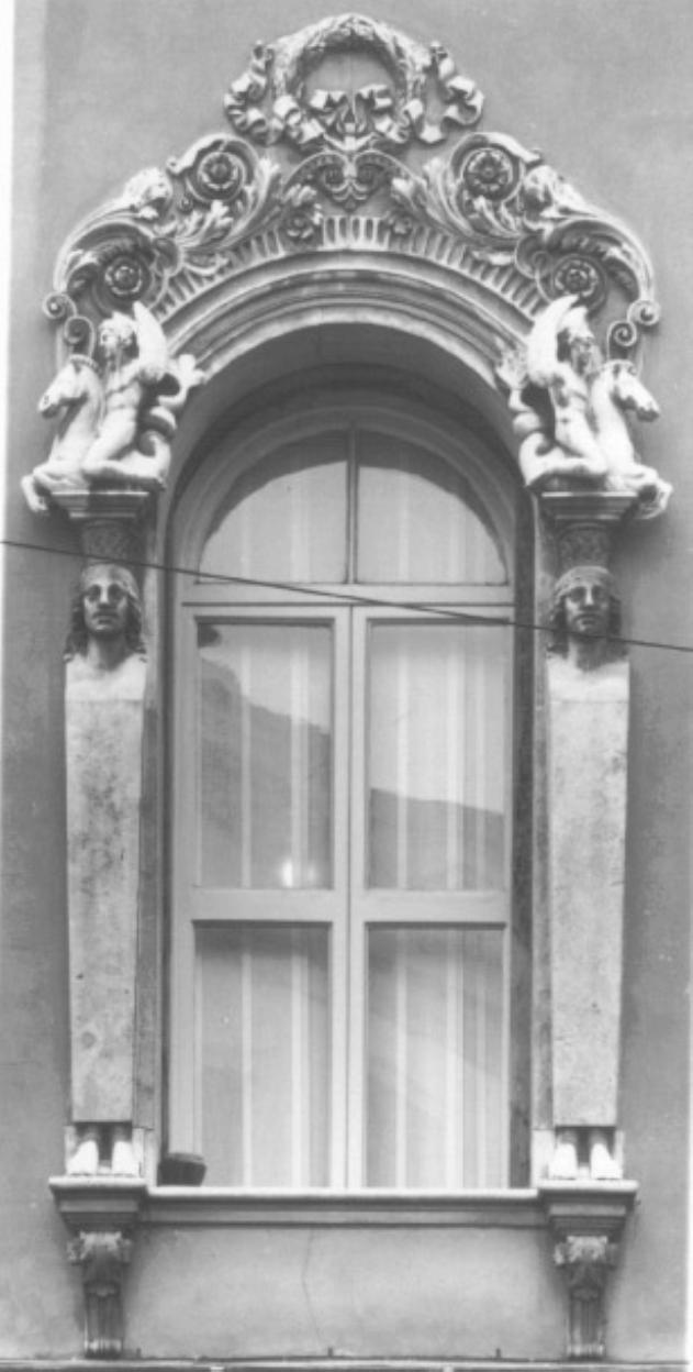 mostra di finestra di Jappelli Giuseppe - ambito veneto (sec. XIX)