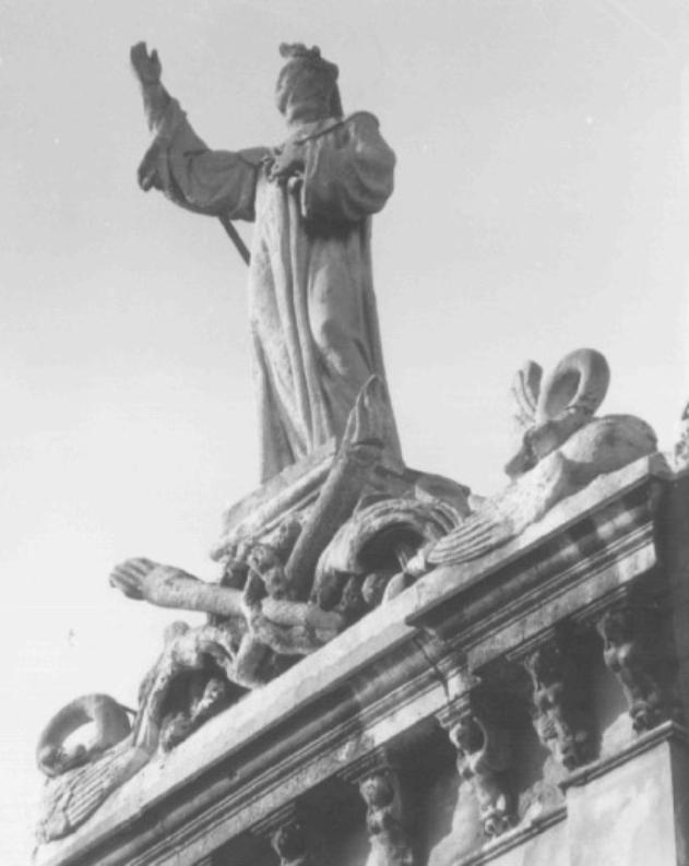 Francesco Petrarca (statua) di Jappelli Giuseppe - ambito veneto (sec. XIX)