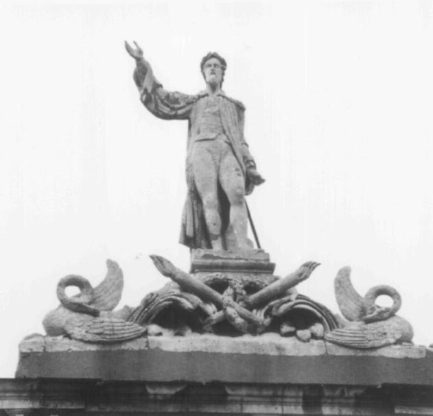 Ludovico Ariosto (statua) di Jappelli Giuseppe - ambito veneto (sec. XIX)