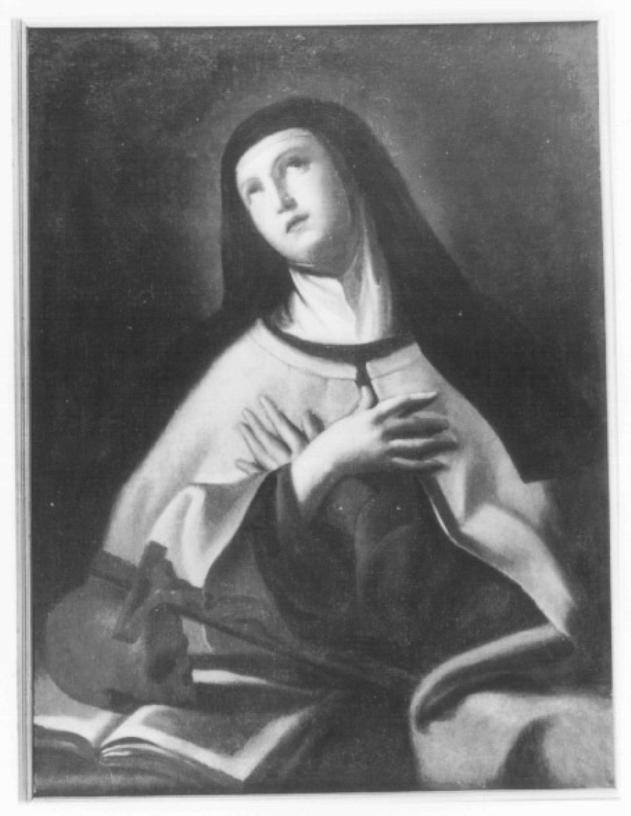 Santa Teresa d'Avila (dipinto) di Caliari Paolo Detto Paolo Veronese (attribuito) - ambito Italia centrale (prima metà sec. XVIII)