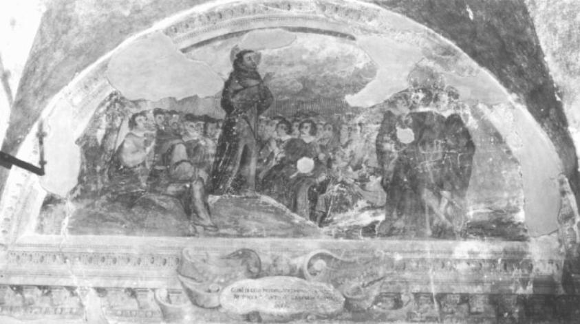 Sant'Antonio restituisce la pace ai padovani (dipinto) di Torri Pietro Antonio (e aiuti) (sec. XVII)