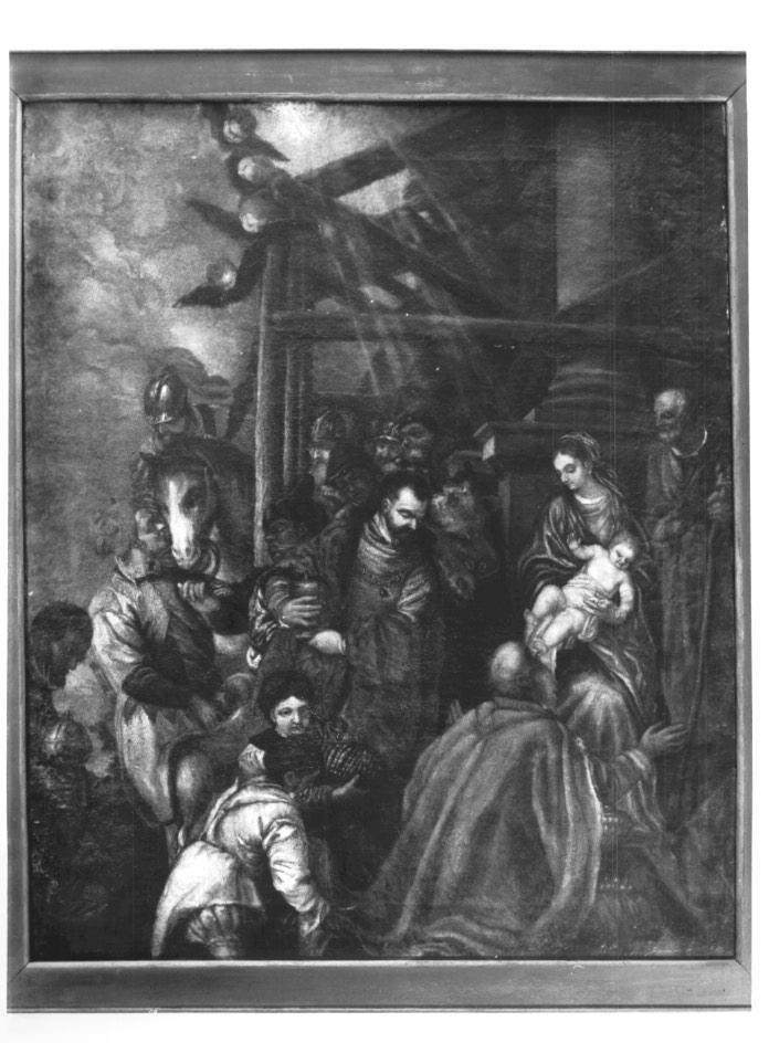 adorazione dei Re Magi (dipinto) di Dal Ponte Jacopo detto Jacopo Bassano (cerchia) (seconda metà sec. XVII)