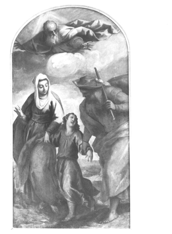 Sacra Famiglia (dipinto) di Negretti Jacopo detto Palma il Giovane (primo quarto sec. XVII)