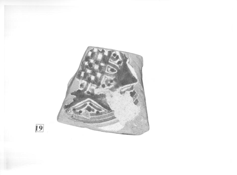 piatto, frammento - manifattura veneta (secc. XVI/ XVII)