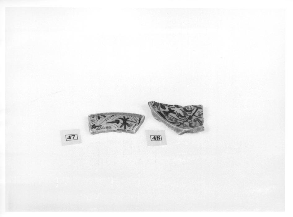 piattello, frammento - manifattura valenciana (sec. XV)