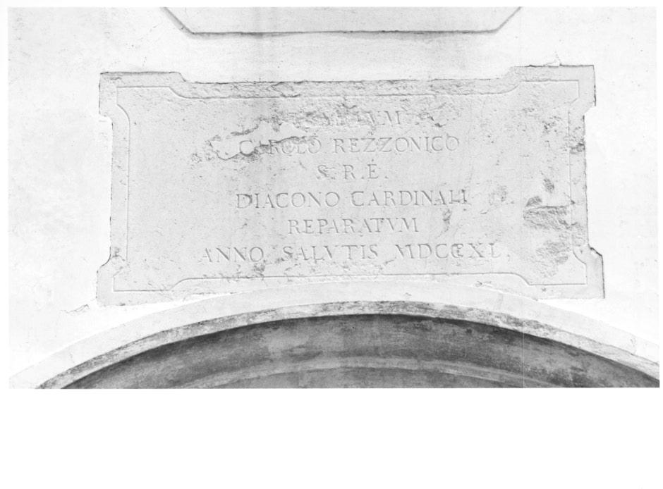 lapide - ambito veneto (sec. XVIII)