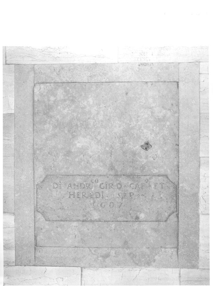 lapide - ambito veneto (sec. XVII)