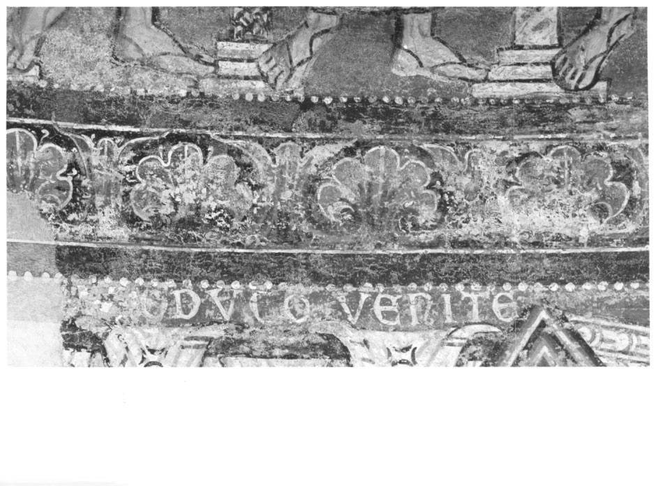 motivi decorativi vegetali (dipinto) - ambito veneto (primo quarto sec. XIII)