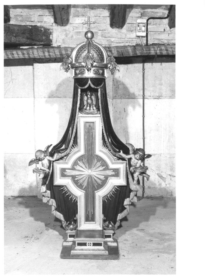 tronetto per esposizione eucaristica - ambito veneto (sec. XIX)
