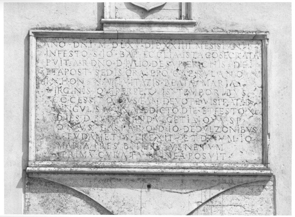 lapide - ambito veneto (sec. XVI)