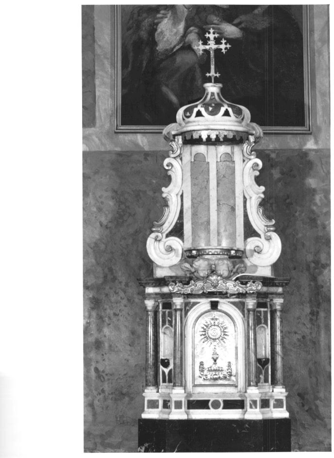 tabernacolo - a tempietto, elemento d'insieme - ambito veneto (sec. XVII)