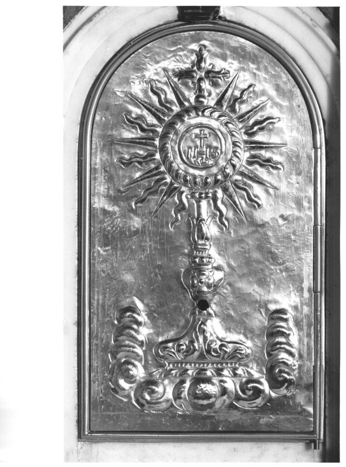 sportello di tabernacolo, elemento d'insieme - ambito veneto (fine/inizio secc. XVIII/ XIX)