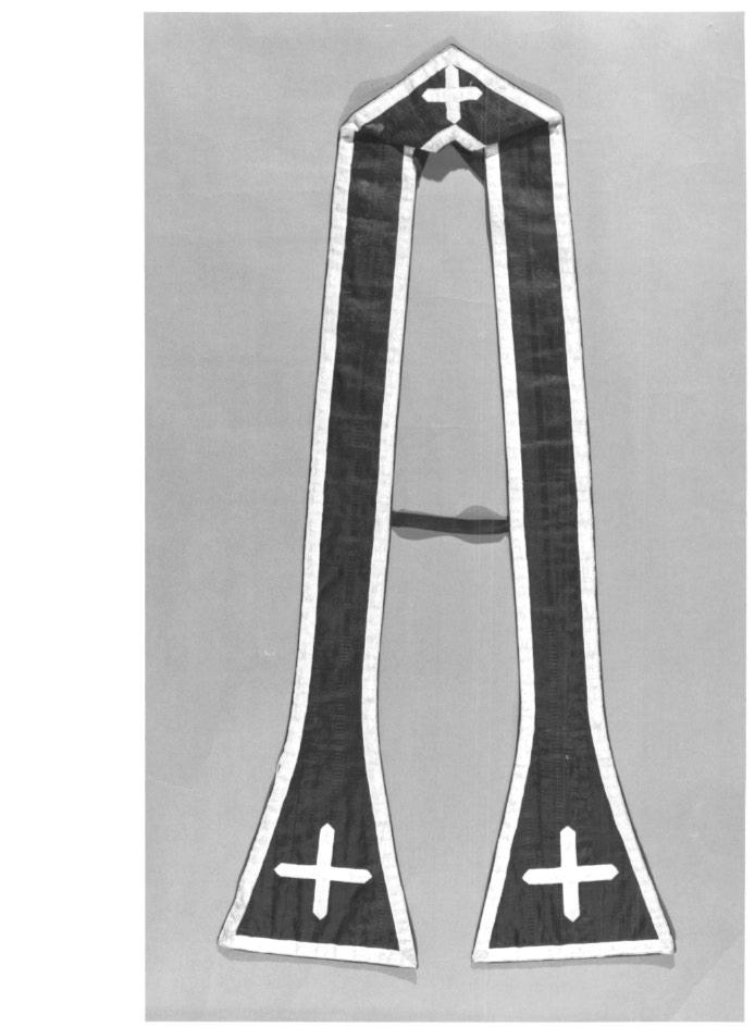 stola, elemento d'insieme - ambito veneto (sec. XIX)