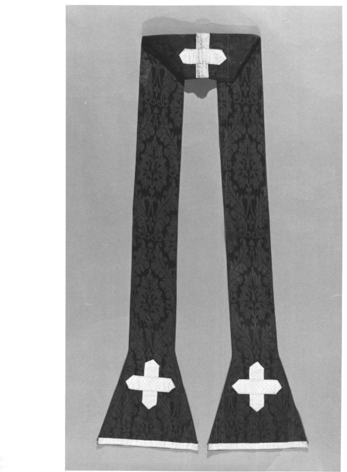 stola, elemento d'insieme - ambito veneto (sec. XIX)