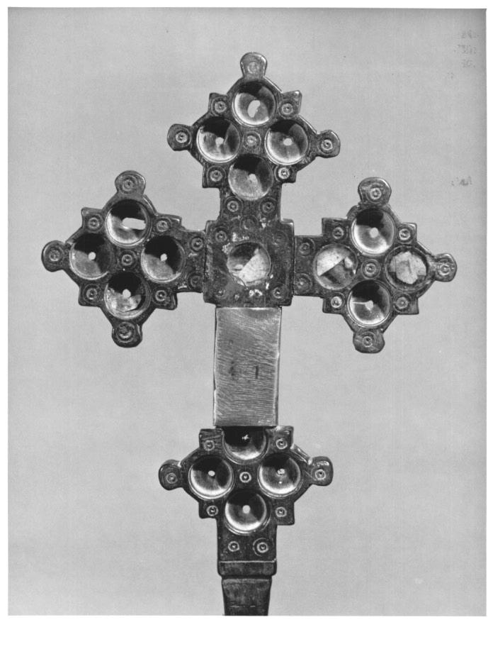 reliquiario - a croce - ambito veneto (sec. XV)