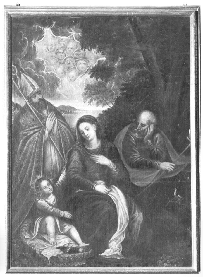 Santa Cecilia patrona della musica (dipinto, elemento d'insieme) - ambito veneto (sec. XVI)