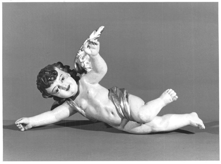 angelo (statua, elemento d'insieme) - ambito veneto (sec. XIX)