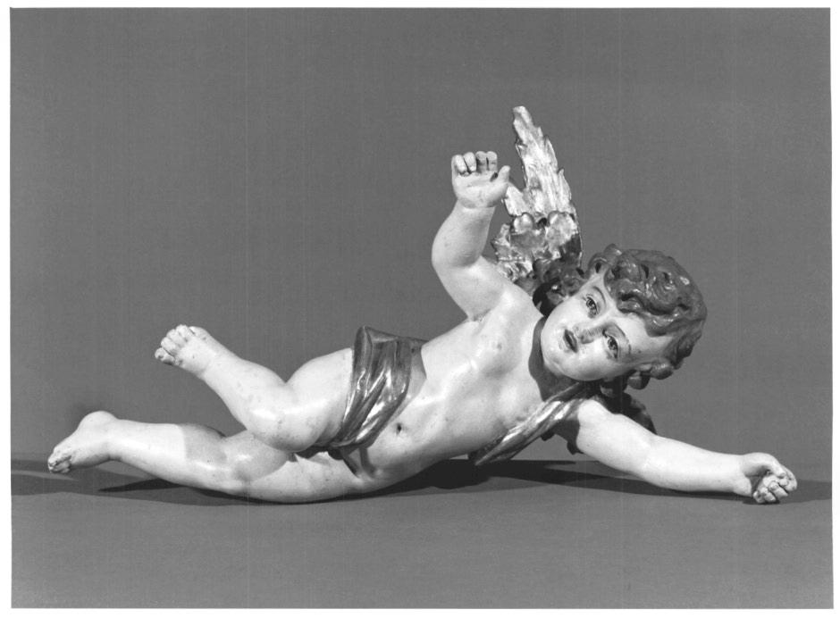 angelo (statua, elemento d'insieme) - ambito veneto (sec. XIX)