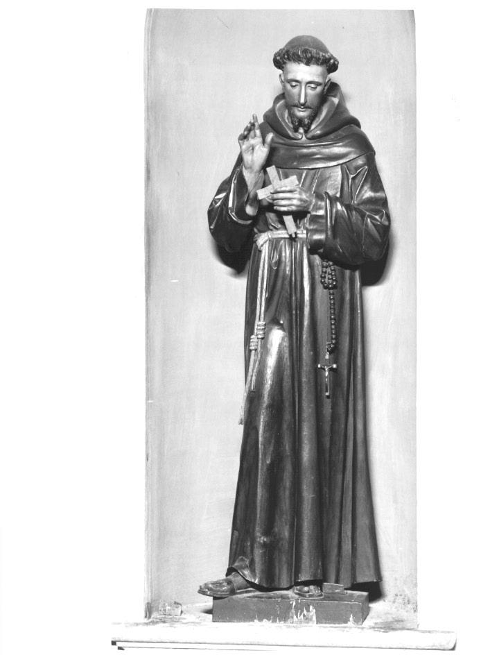 San Francesco d'Assisi (statua) di Stuffleser Ferdinand (sec. XX)