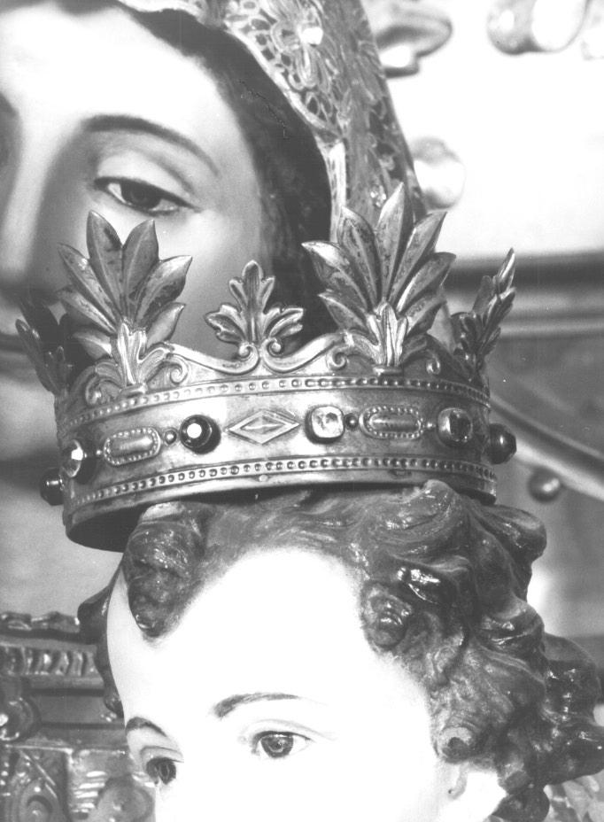 corona da statua, elemento d'insieme di Pizzini Luigi (?) (sec. XIX)