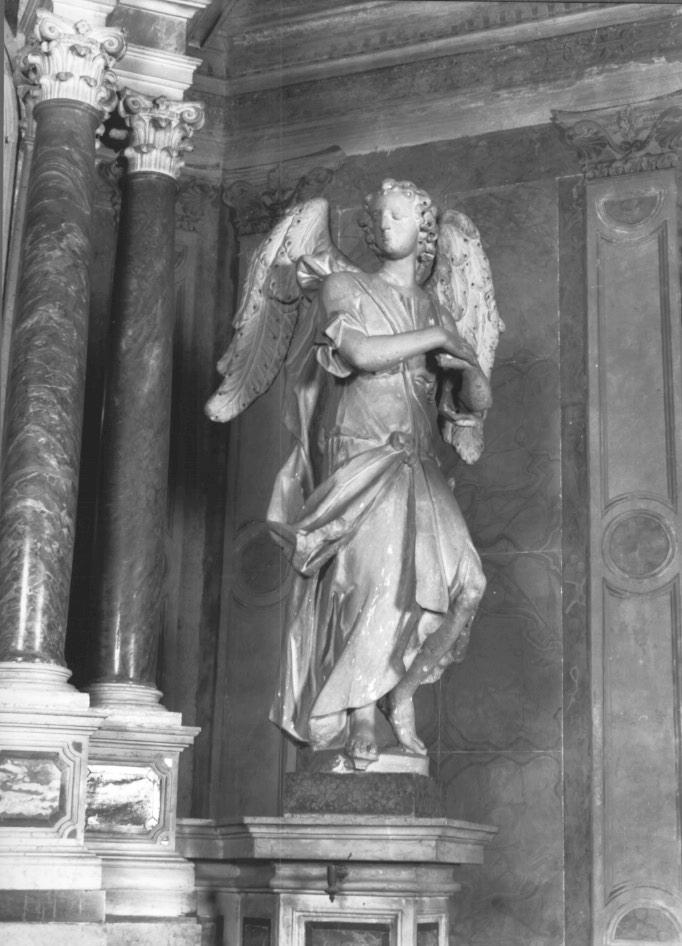 angelo orante (statua, elemento d'insieme) - ambito veneto (sec. XVIII)