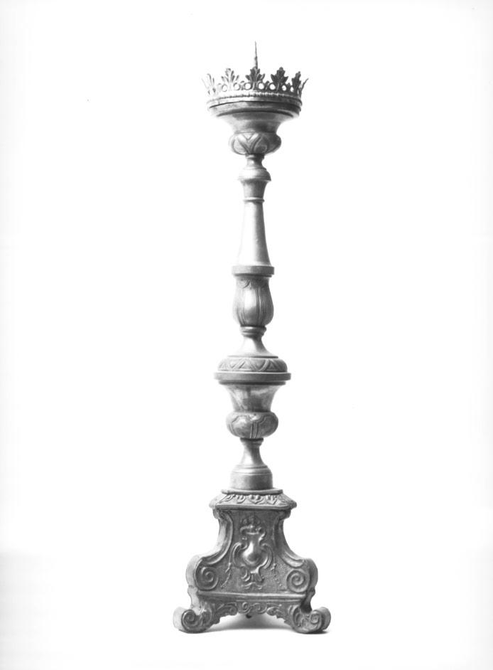 candeliere d'altare - ambito veneto (sec. XVIII)