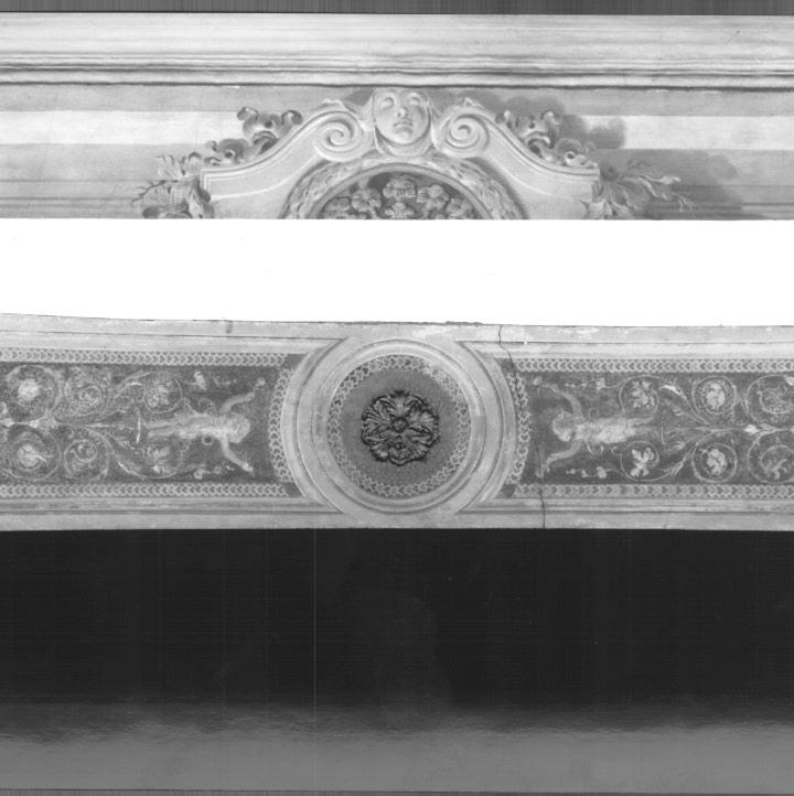 motivi decorativi a candelabra (dipinto) di Filippi Vittorio (?) (sec. XX)