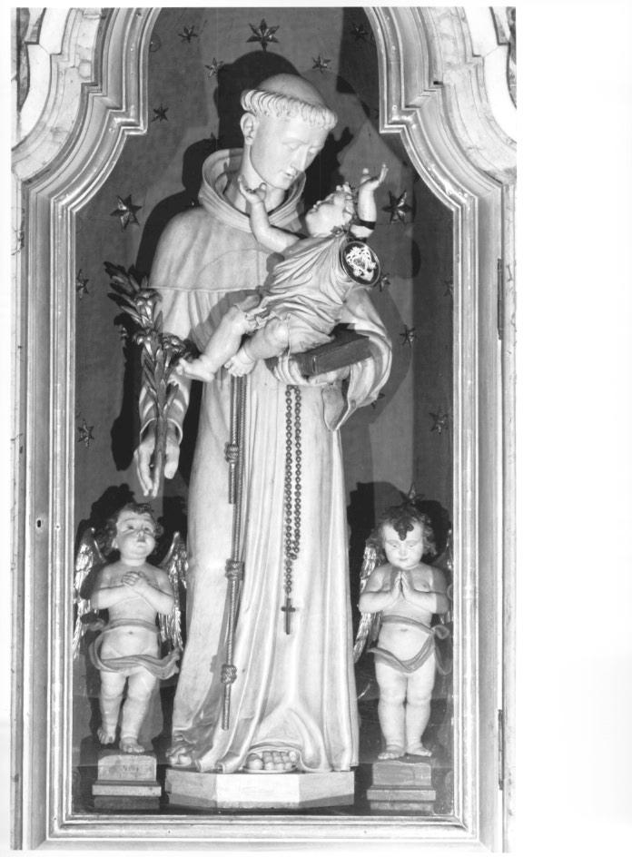 Sant'Antonio da Padova (statua) di Panciera Valentino detto Besarel (attribuito) (primo quarto sec. XX)