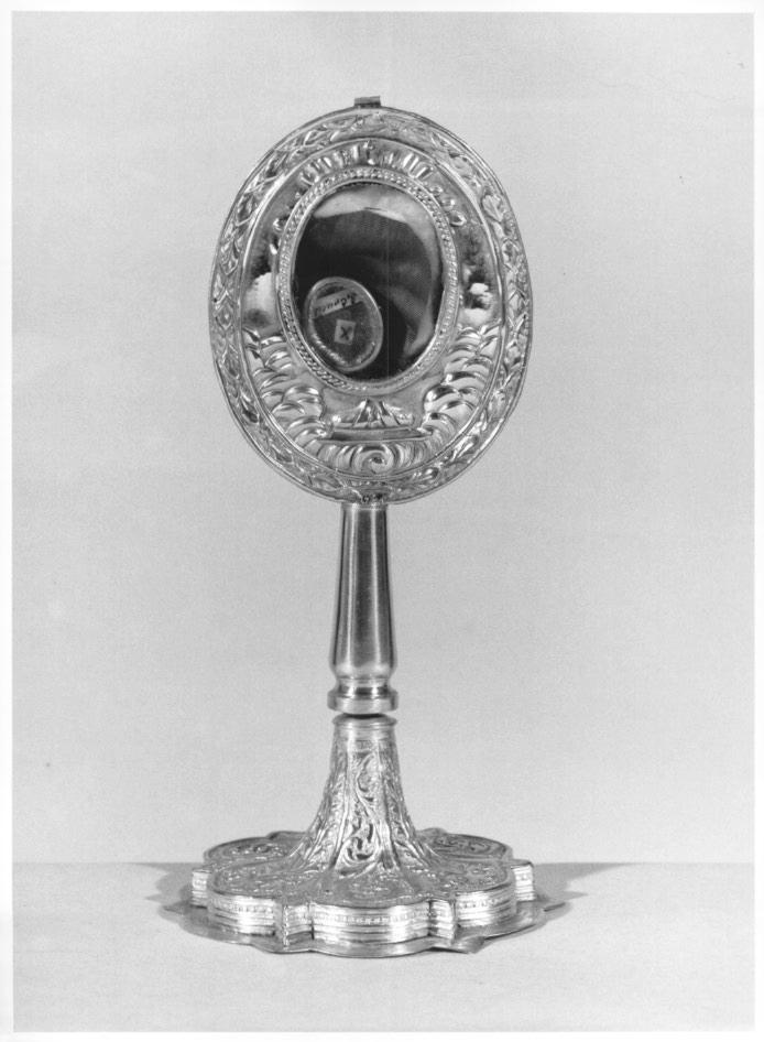 reliquiario - a ostensorio - ambito veneto (seconda metà sec. XIX)