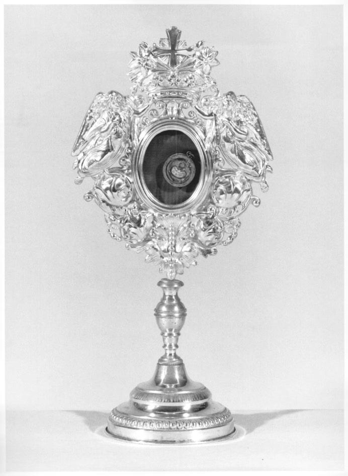 reliquiario - a ostensorio - ambito veneto (sec. XIX)