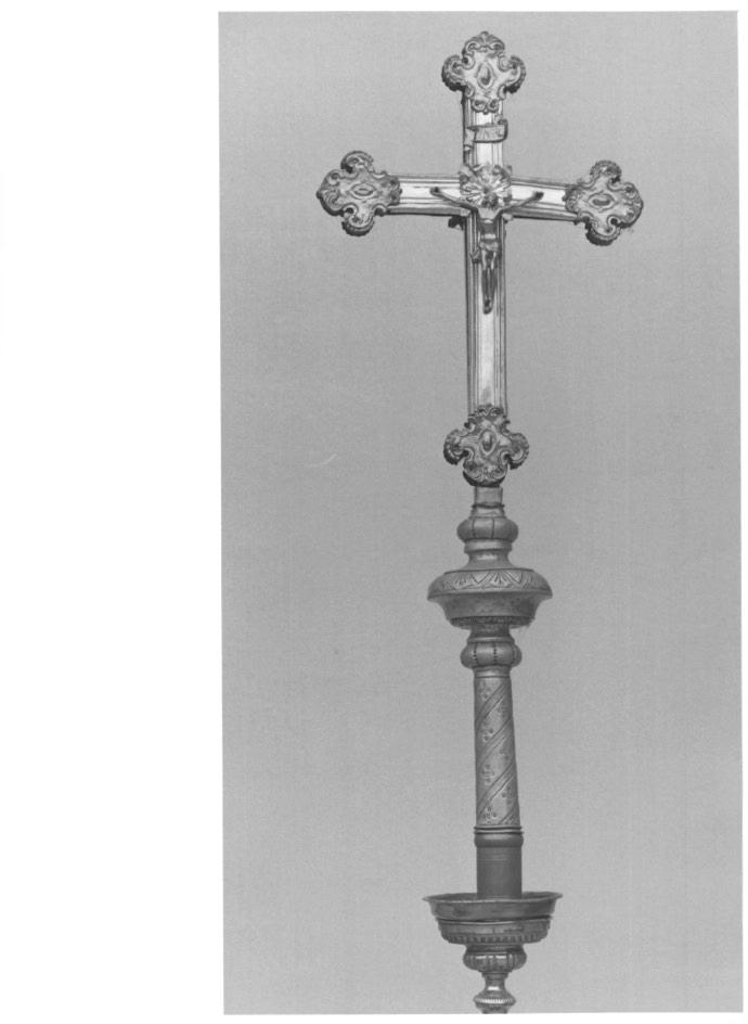 croce processionale - ambito veneto (sec. XVIII)