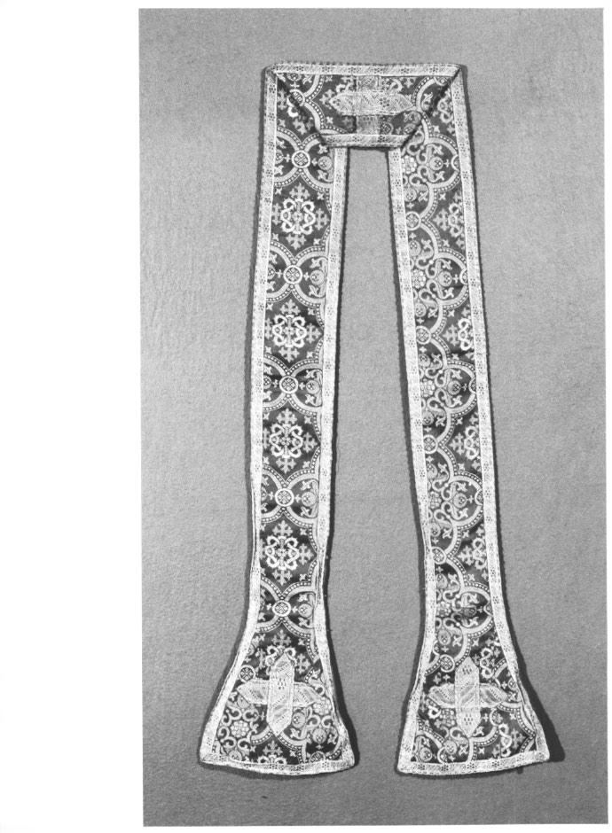 stola, elemento d'insieme - ambito veneto (primo quarto sec. XX)