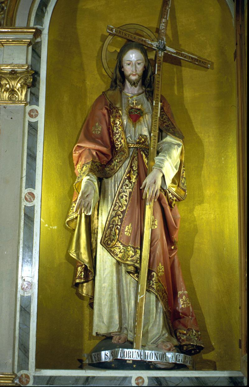 Cristo (scultura) - produzione della val Gardena (inizio sec. XX)