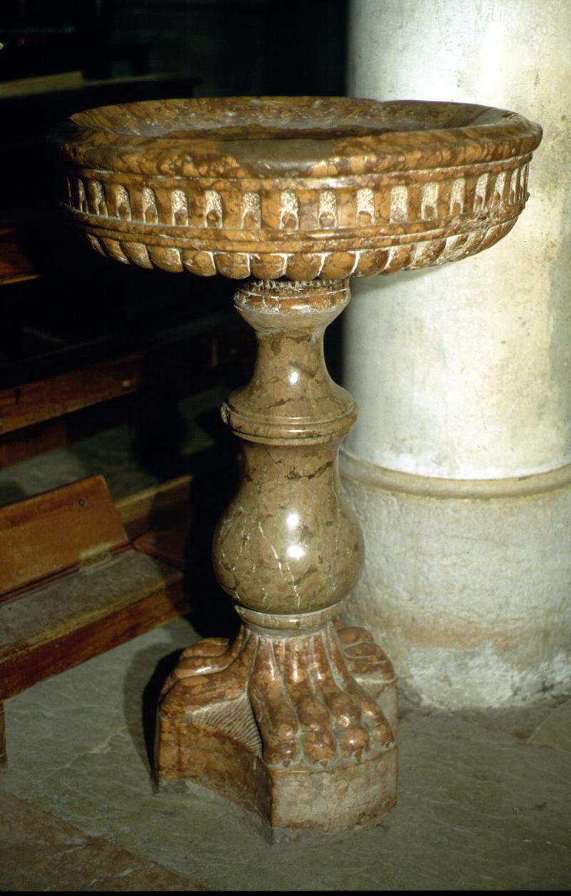 acquasantiera - manifattura veneta (sec. XVIII)