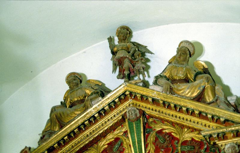 angeli adoranti (scultura, serie) - manifattura bellunese (metà sec. XVIII)