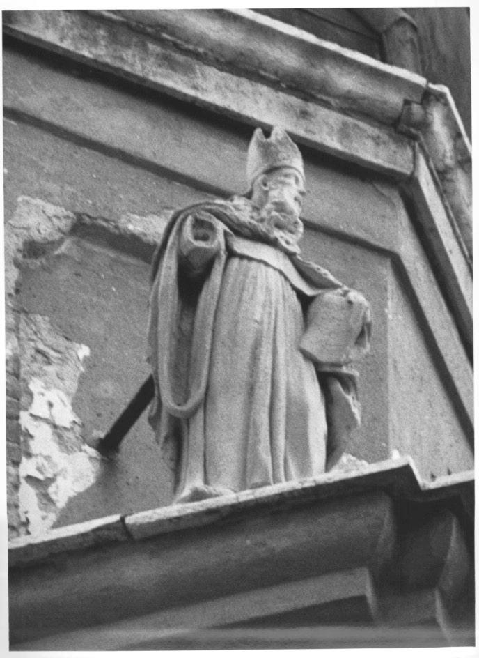 santo vescovo (statua) - ambito veneto (sec. XVIII)