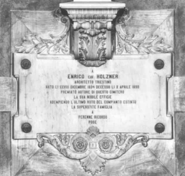 lapide commemorativa di Taddio L, Zanette P - ambito triestino (sec. XIX)
