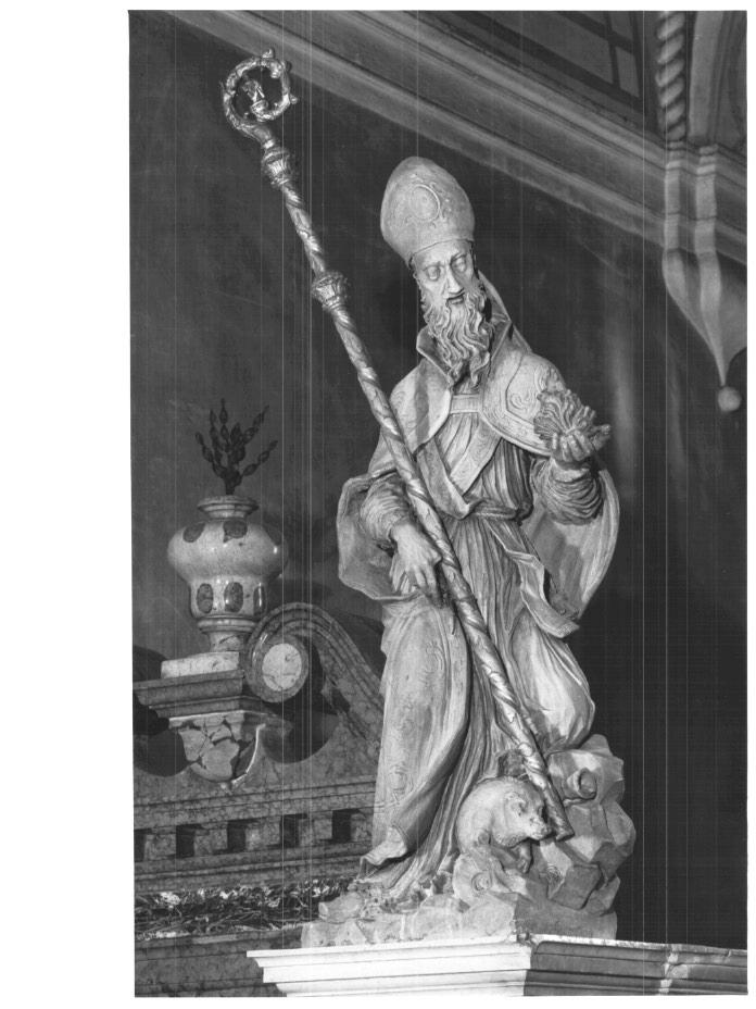 Sant' Antonio abate (statua) di Scarmolini Giacomo (sec. XVIII)