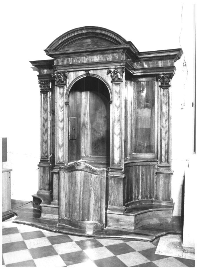 confessionale - ambito veneto (sec. XVIII)