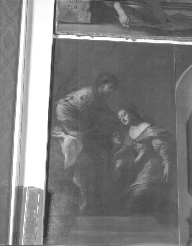Ester e Assuero (dipinto) di Zanchi Antonio (inizio sec. XVIII)