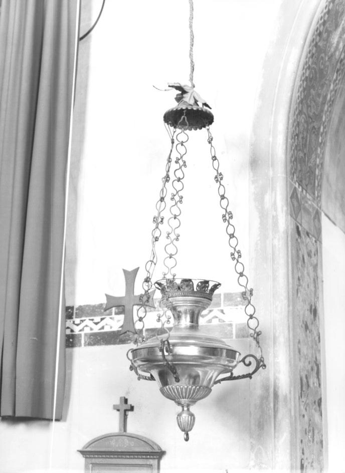 lampada pensile - ambito veneto (prima metà sec. XIX)