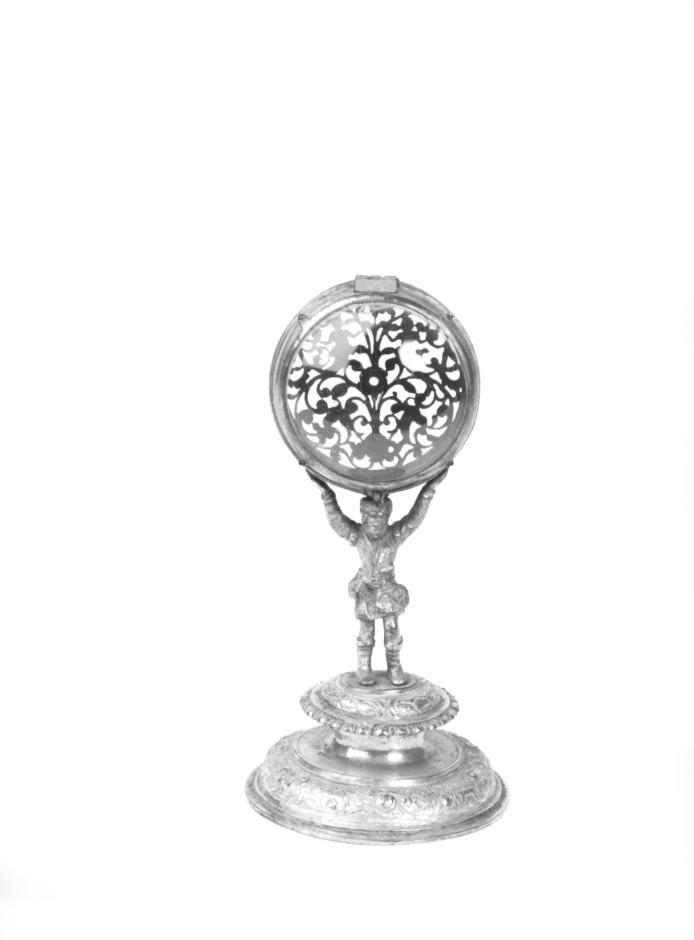 reliquiario a teca - ambito veneto (sec. XIX)