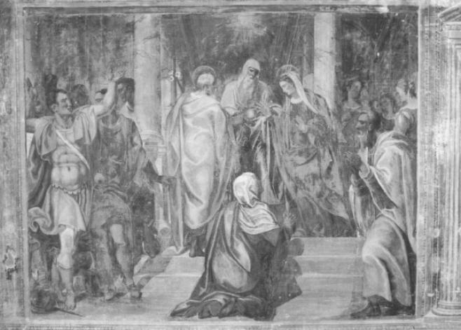 Sposalizio di Maria Vergine (dipinto) di Varotari Dario (sec. XVI)