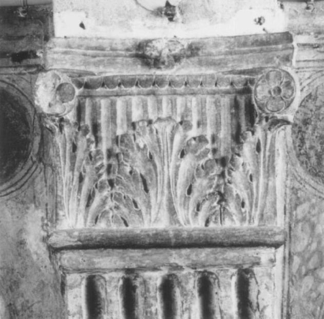 scanalature/ foglie d'acanto/ motivi decorati- vi a rosette (capitello) di Abbati Pietro Antonio, Giuliano Da Porlezza, Luca Da Fiume, Giovanni Da Padova (sec. XV)