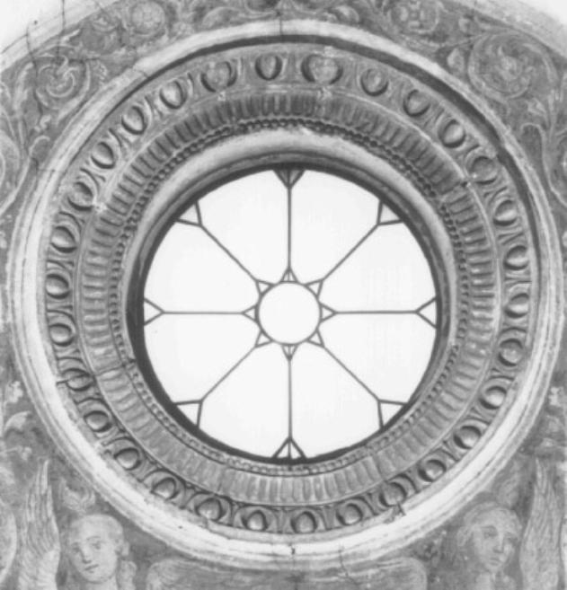 mostra di finestra di Lorenzo Da Bologna (cerchia) (sec. XV)